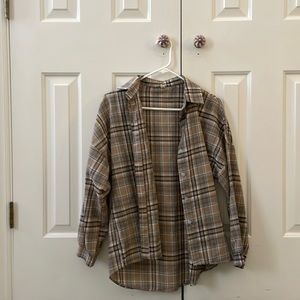 cute flannel top